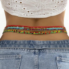 Colorful Waist Beads Chains Summer Beach Body Chain