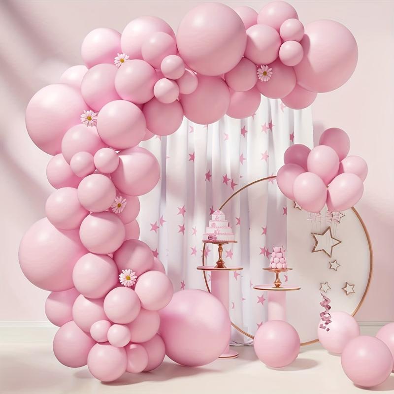 50pcs Light Pink Balloons 12 Garland Arch Kit For CowGirls 16th Birthday