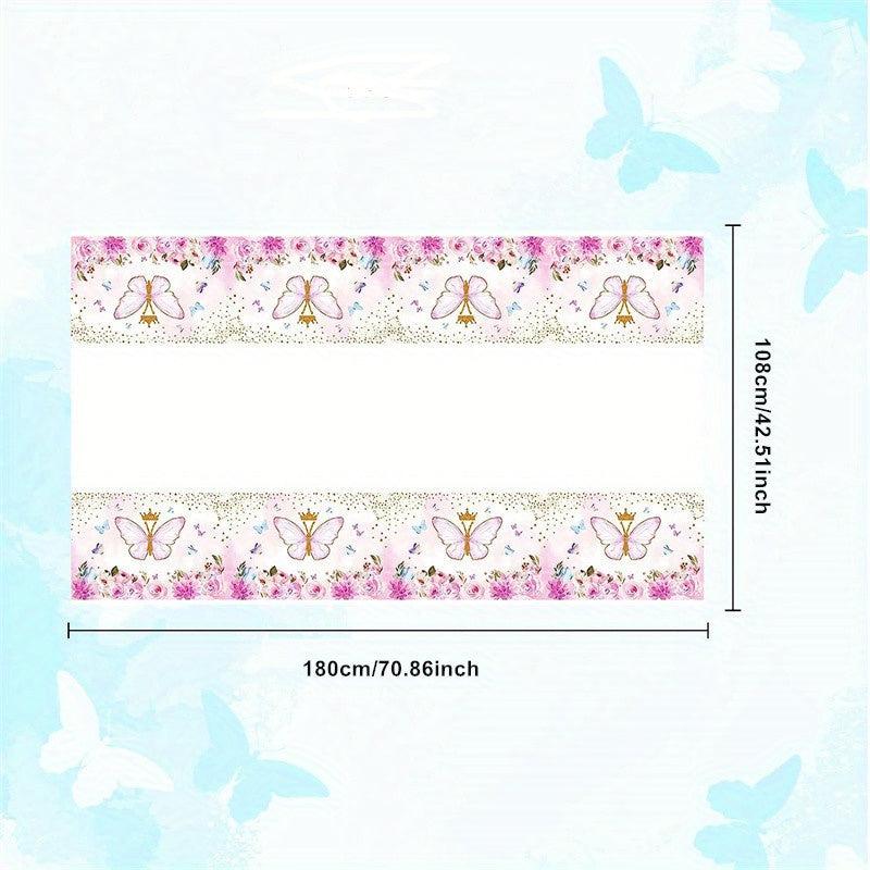 Butterfly Themed Tableware Set for Bridal Shower or Birthday Party