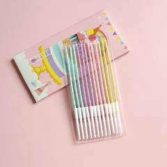 12pcs Colorful Birthday Candles for Baking Parties Slender