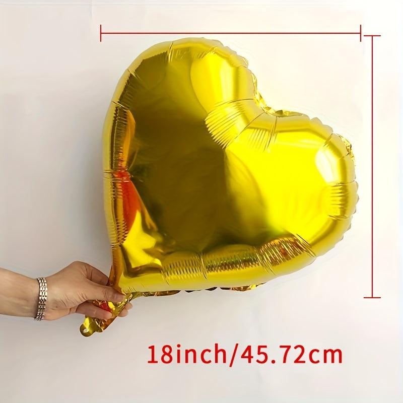 1pc 45 72 Cm Heart Shape Foil Balloons Wedding Decor Supplies