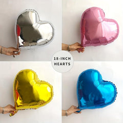 1pc 45 72 Cm Heart Shape Foil Balloons Wedding Decor Supplies