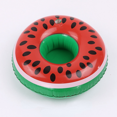 Inflatable Flamingo Swim Floats Cup Pad Summer Decor