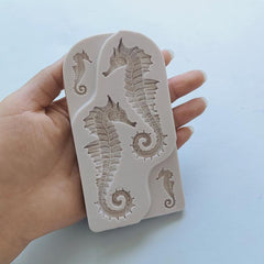 Silicone Fondant Mold Seahorse Candy Mold Chocolate Mould Cake Decorating Mold