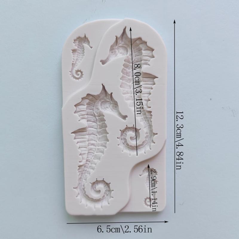 Silicone Fondant Mold Seahorse Candy Mold Chocolate Mould Cake Decorating Mold