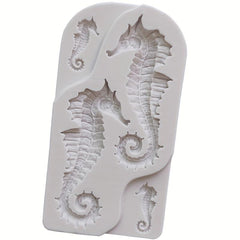 Silicone Fondant Mold Seahorse Candy Mold Chocolate Mould Cake Decorating Mold