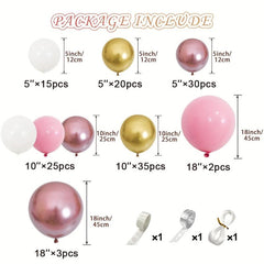 183pcs Pink Balloon Garland Arch Kit for Celebrations