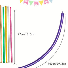 100pcs Twisted Animal Balloon DIY Wedding Birthday Decor