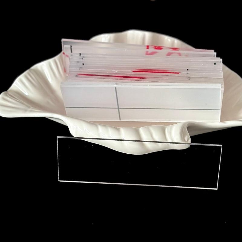 20pcs Acrylic Wedding Place Cards Rectangle Table Setting Sign Plate
