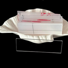 20pcs Acrylic Wedding Place Cards Rectangle Table Setting Sign Plate