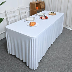 Spandex Tablecloth Open Back Table Cover Wedding Party Decor