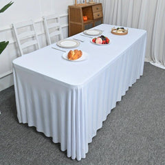 Spandex Tablecloth Open Back Table Cover Wedding Party Decor