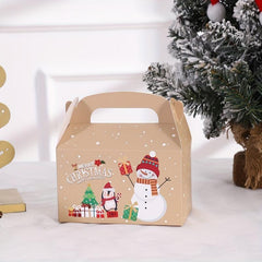 4pcs Merry Christmas Candy Biscuit Gift Boxes - Event & Party Supplies