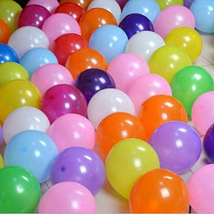 100pcs Rainbow Latex Balloons for Party Decor