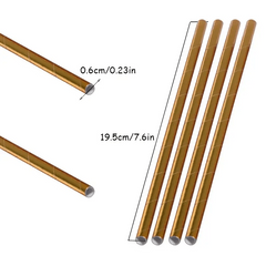 50pcs Metallic Rose & Laser Silver Paper Straws Disco Party Supplies