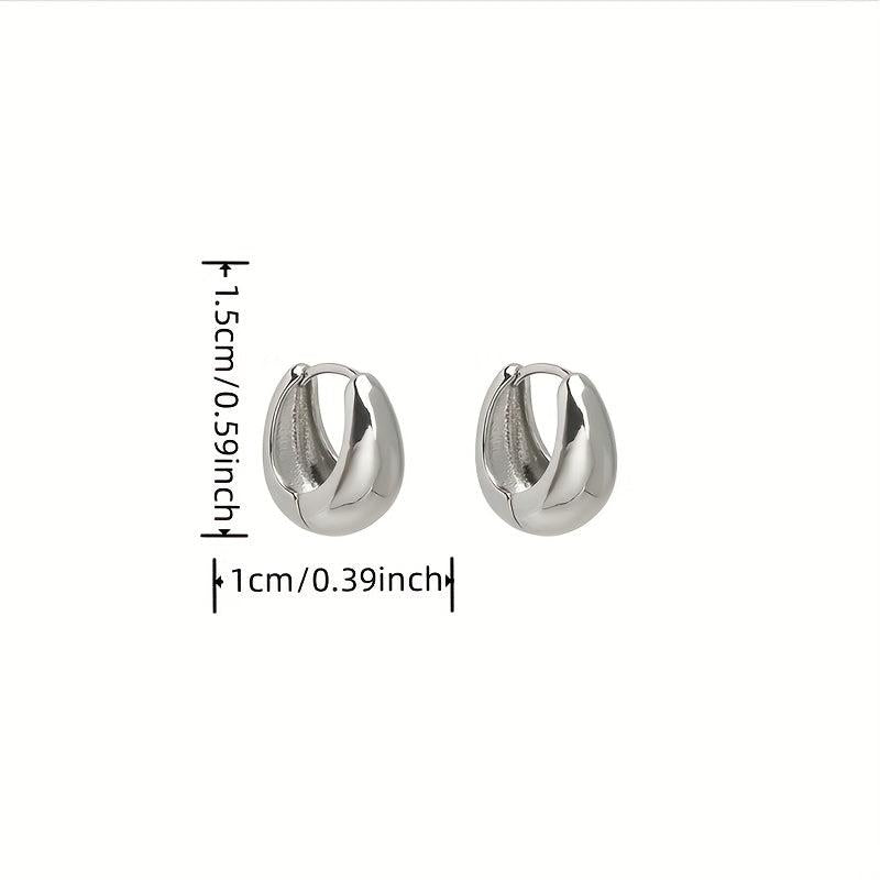 Oval & Round Earrings Set - Women's Ear Accessories
