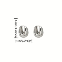 Oval & Round Earrings Set - Women's Ear Accessories
