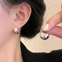 Oval & Round Earrings Set - Women's Ear Accessories