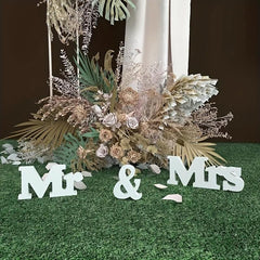 3pcs Mr Mrs Wedding Supplies Photography Props Wedding Party Decor