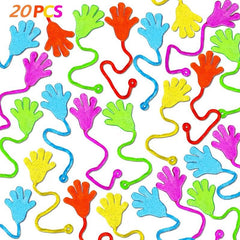 20pcs Sticky Hands Goodie Bag Stuffers Party Stretchy Toys