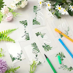 10pcs Acrylic Wedding Table Cards Rectangular Blank Name Cards DIY Handwritten