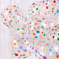 25pcs Polka Dot Balloons Colorful 30 48 Cm Rainbow Balloons