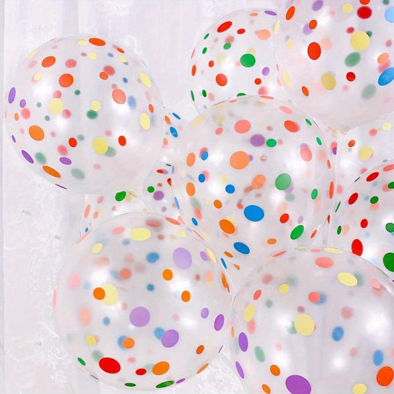 25pcs Polka Dot Balloons Colorful 30 48 Cm Rainbow Balloons