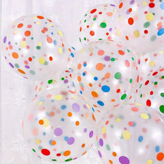 25pcs Polka Dot Balloons Colorful 30 48 Cm Rainbow Balloons