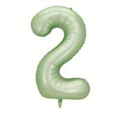 1pc 101 Olive Green Number Balloons for Birthday Parties and Showers