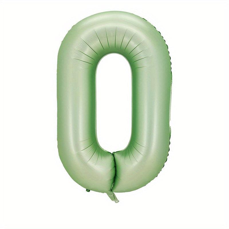 1pc 101 Olive Green Number Balloons for Birthday Parties and Showers