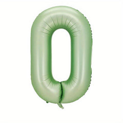 1pc 101 Olive Green Number Balloons for Birthday Parties and Showers