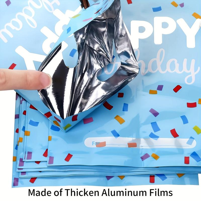 30pcs Mixed Birthday Party Gift Bag Star Aluminum Film Candy Bag