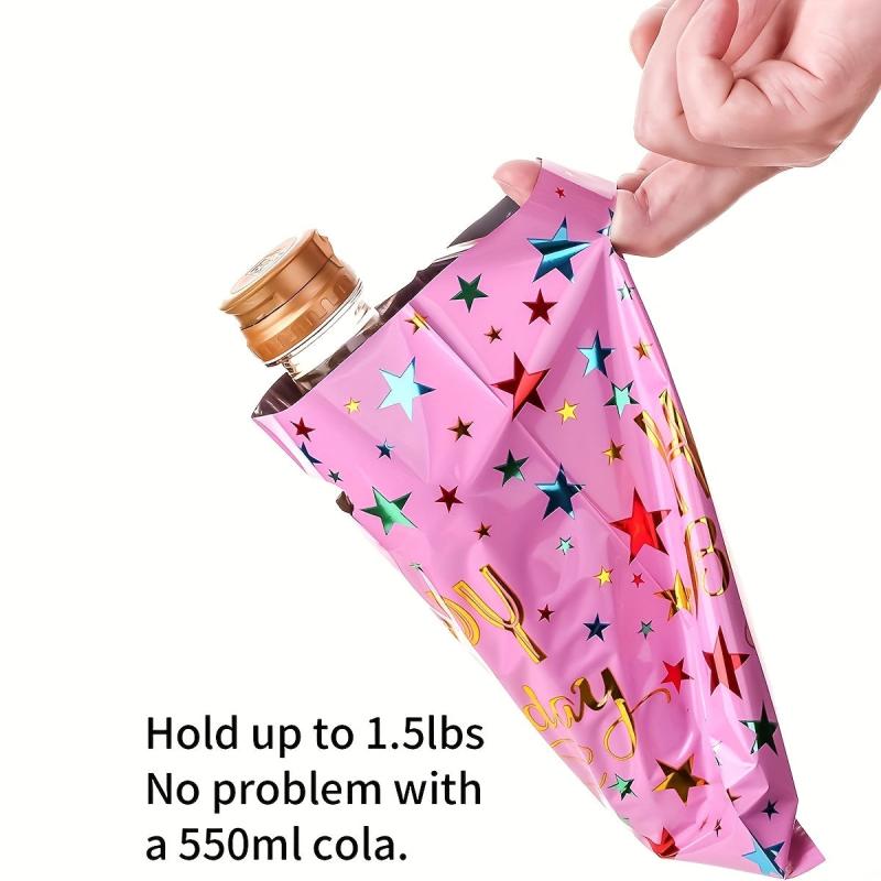 30pcs Mixed Birthday Party Gift Bag Star Aluminum Film Candy Bag