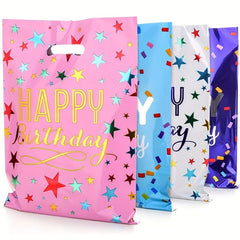 30pcs Mixed Birthday Party Gift Bag Star Aluminum Film Candy Bag