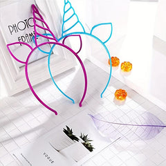 6pcs Unicorn Headbands for Girls Cosplay - Perfect for Parties