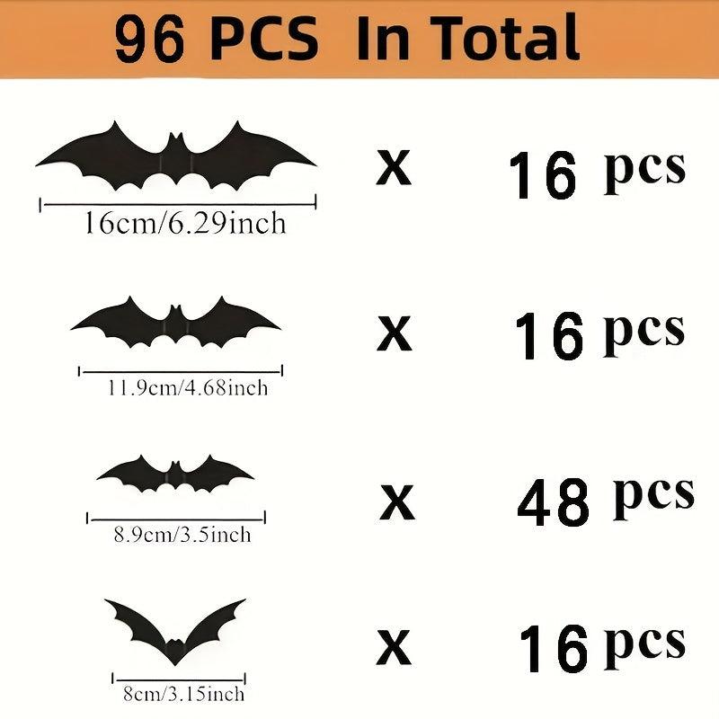 3D Halloween Bat Wall Decoration - Indoor/Outdoor Use