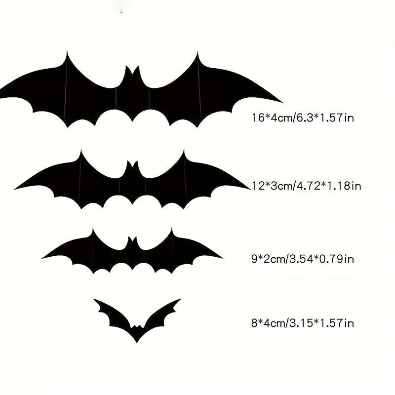 3D Halloween Bat Wall Decoration - Indoor/Outdoor Use