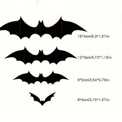 3D Halloween Bat Wall Decoration - Indoor/Outdoor Use