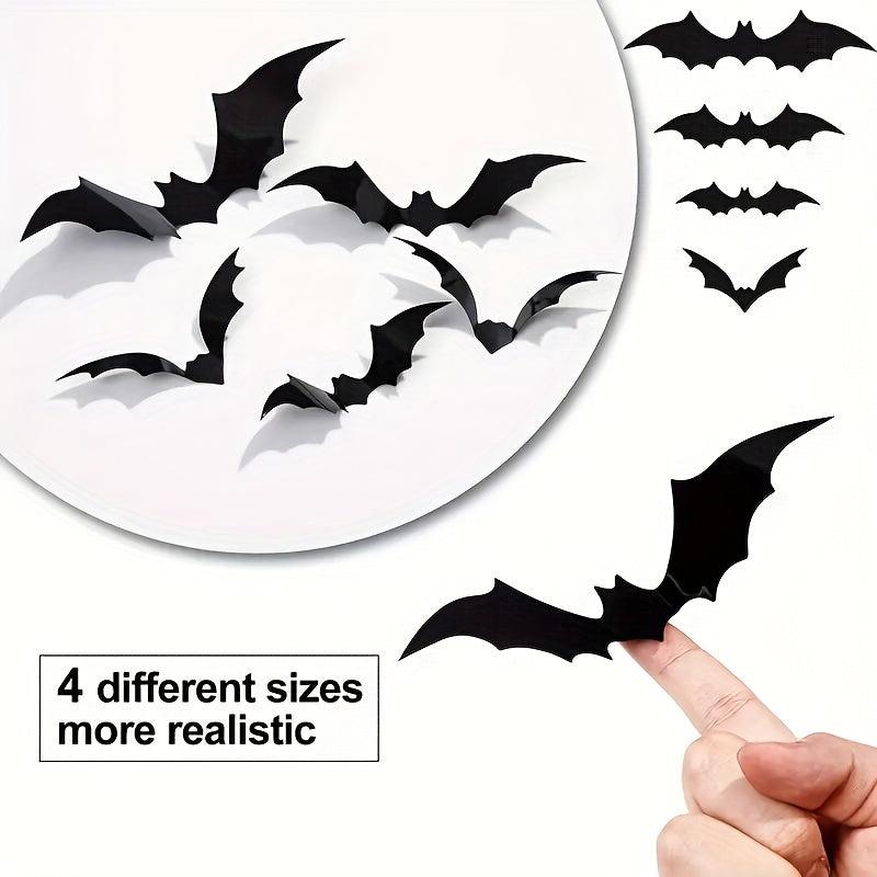 3D Halloween Bat Wall Decoration - Indoor/Outdoor Use