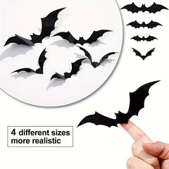 3D Halloween Bat Wall Decoration - Indoor/Outdoor Use