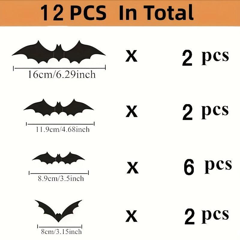 3D Halloween Bat Wall Decoration - Indoor/Outdoor Use