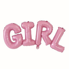 1pc Pink Girl Letter Balloon Baby Shower Decorations Gender Reveal Party