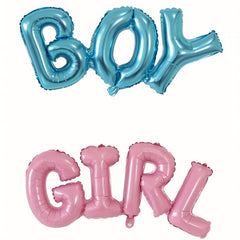 1pc Pink Girl Letter Balloon Baby Shower Decorations Gender Reveal Party