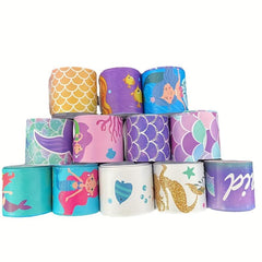 12pcs Mermaid Slap Ring Wrist Strap Party Decoration Supplies