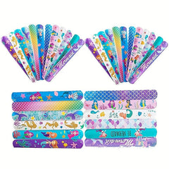 12pcs Mermaid Slap Ring Wrist Strap Party Decoration Supplies