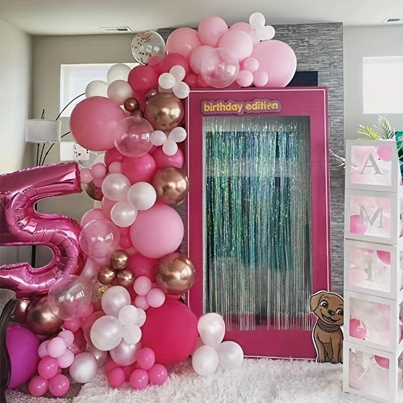 127pcs Birthday Party Balloon Set Princess Bride Shower Party Supplies