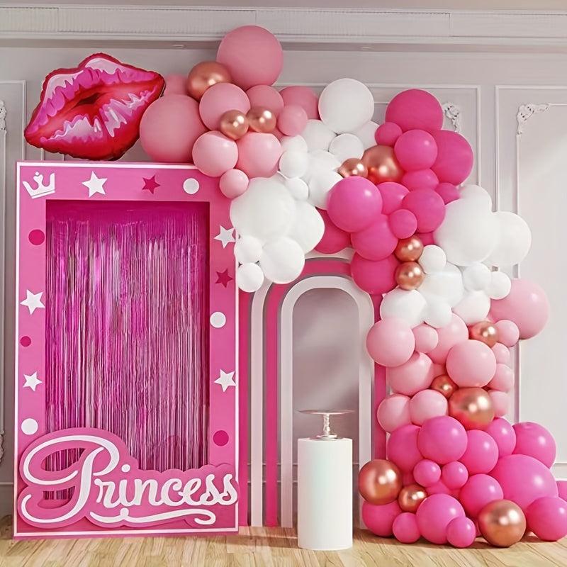 127pcs Birthday Party Balloon Set Princess Bride Shower Party Supplies