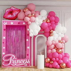 127pcs Birthday Party Balloon Set Princess Bride Shower Party Supplies