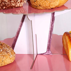 Flamingo Layered Cake Tray Hawaiian Style Cake Stand