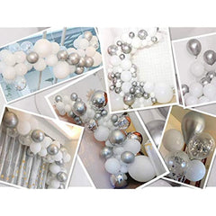 103pcs Silver Balloon Garland Arch Kit - Winter Wonderland Decor Set